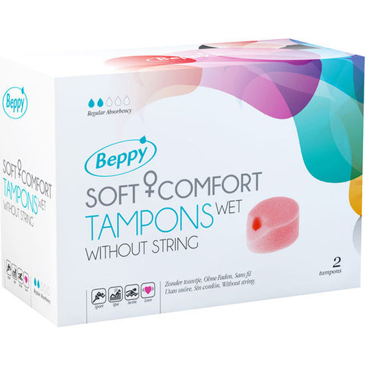 BEPPY - SOFT COMFORT TAMPONS WET 2UNITS - Sexotim