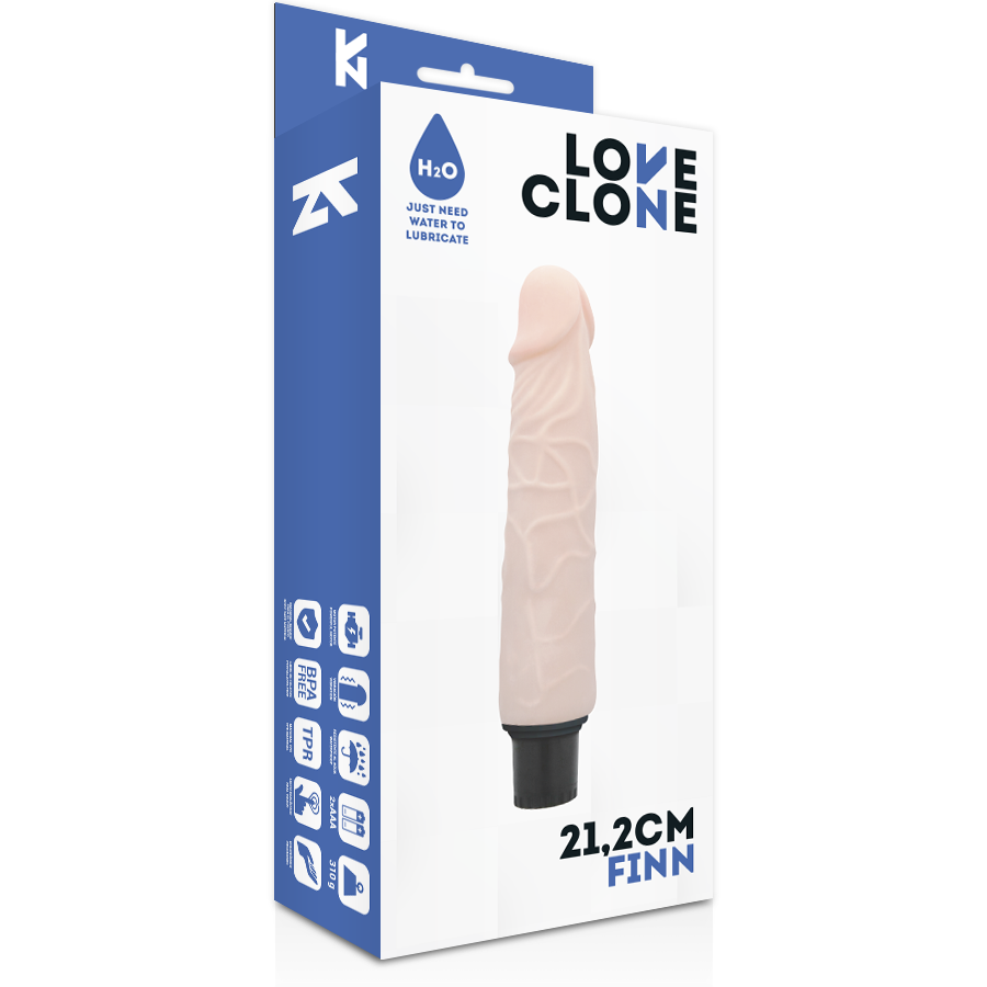 LOVECLONE - FINN SELBSTGLEITEND VIBRATOR 21.2 CM x 3.8 CM - Sexotim