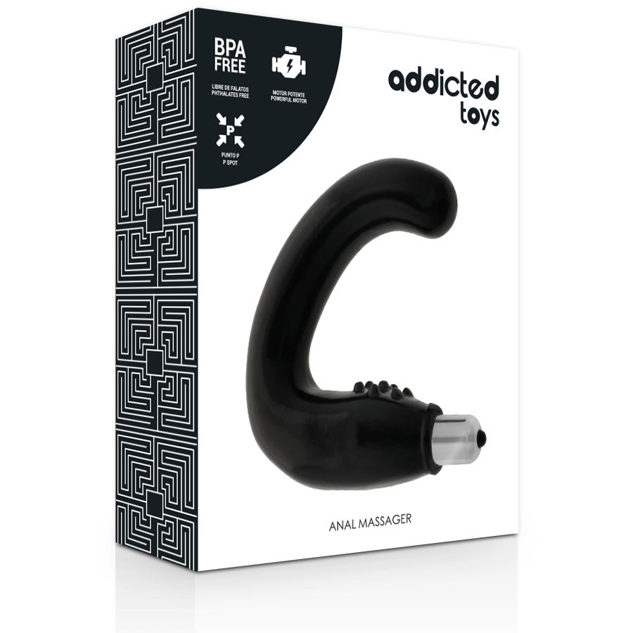 ADDICTED TOYS - ANALMASSAGER SCHWARZ - Sexotim