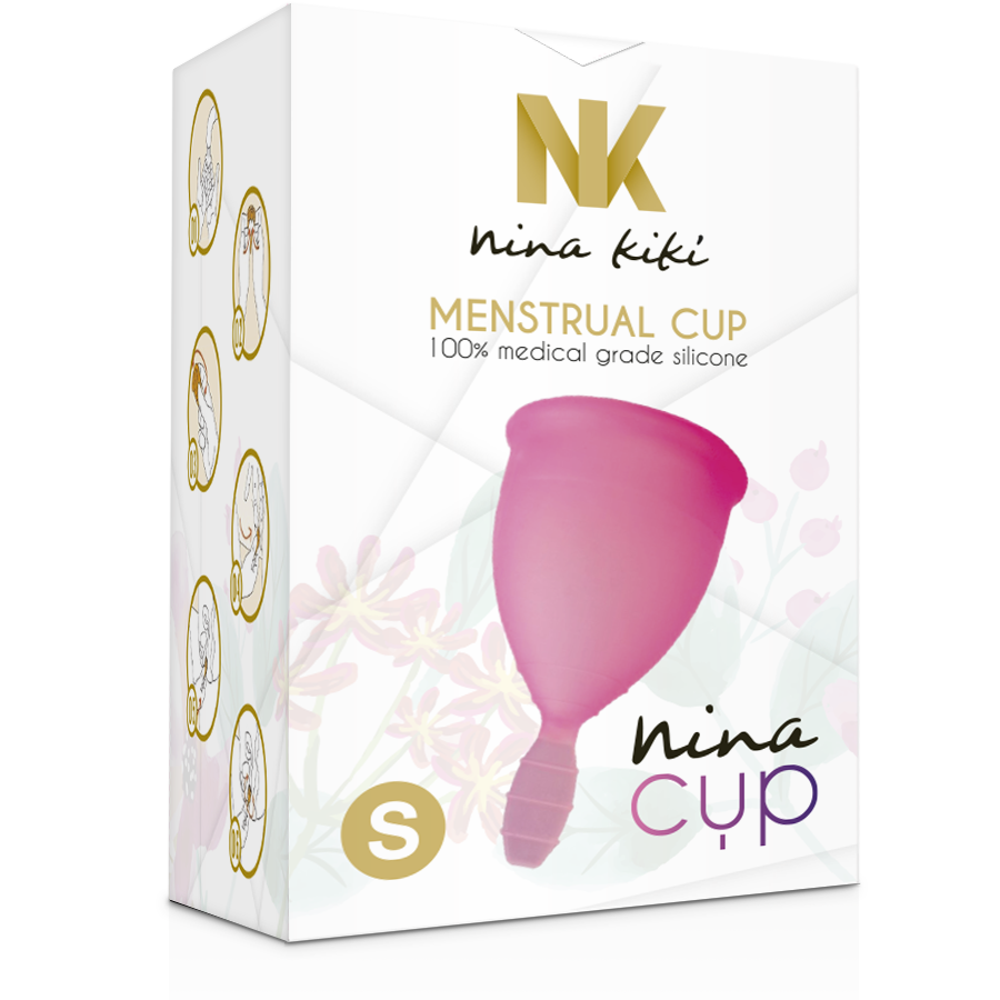 NINA KIKÍ - MENSTRUAL CUP ROSA - GRÖSSE S - Sexotim