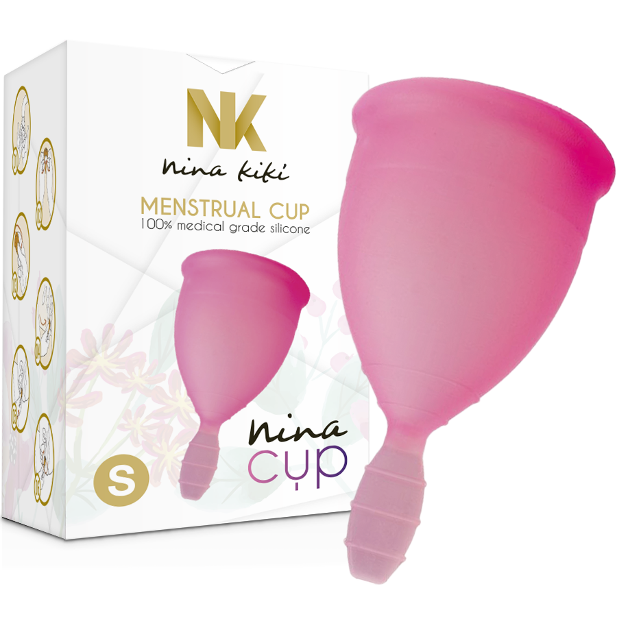 NINA KIKÍ - MENSTRUAL CUP ROSA - GRÖSSE S - Sexotim