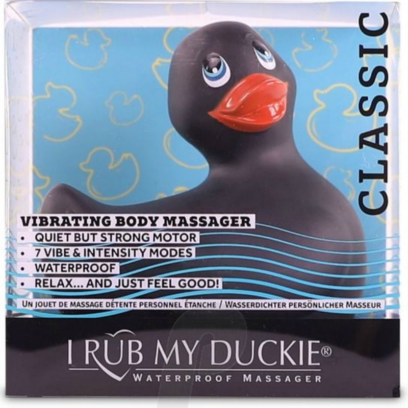 BIG TEASE TOYS - ICH RUBBE MEINE DUCKIE CLASSIC VIBRATING DUCK SCHWARZ - Sexotim