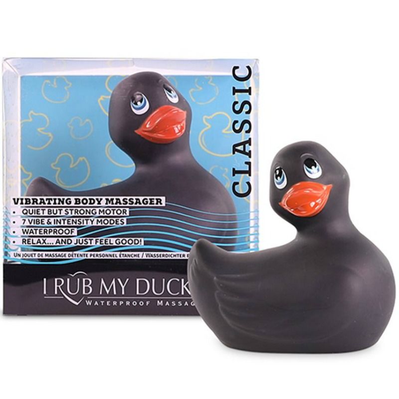 BIG TEASE TOYS - ICH RUBBE MEINE DUCKIE CLASSIC VIBRATING DUCK SCHWARZ - Sexotim