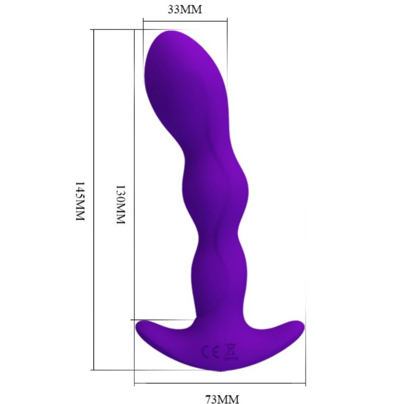 PRETTY LOVE - ANAL MASSAGER 12 LILA VIBRATIONSMODI - Sexotim