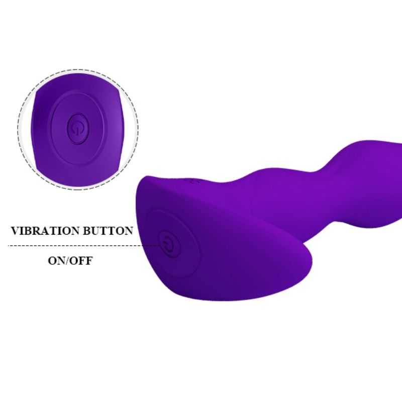 PRETTY LOVE - ANAL MASSAGER 12 LILA VIBRATIONSMODI - Sexotim