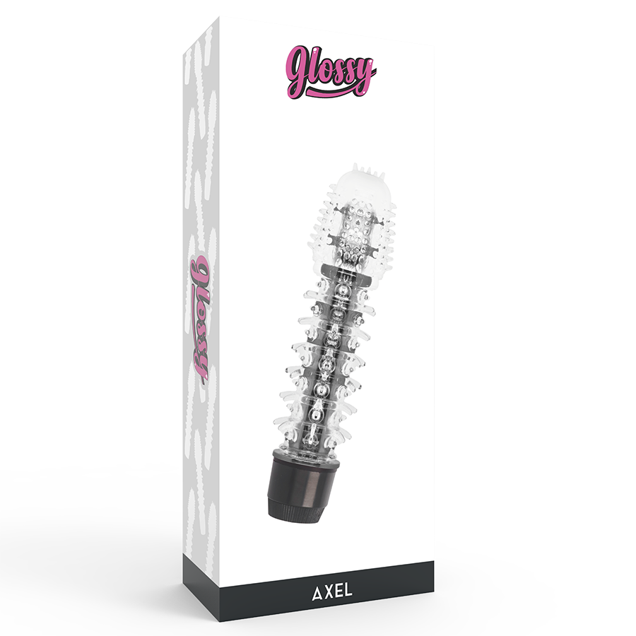 GLOSSY - AXEL BLACK VIBRATOR - Sexotim