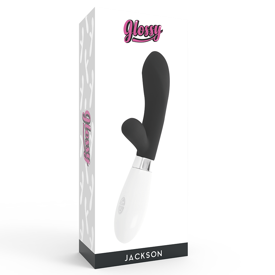 GLOSSY - JACKSON RABBIT SCHWARZ - Sexotim