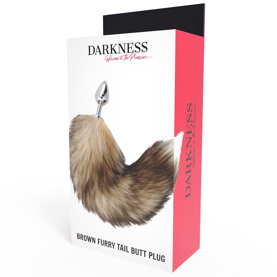 DARKNESS - TAIL BUTT PLUG SILVER 8 CM - Sexotim