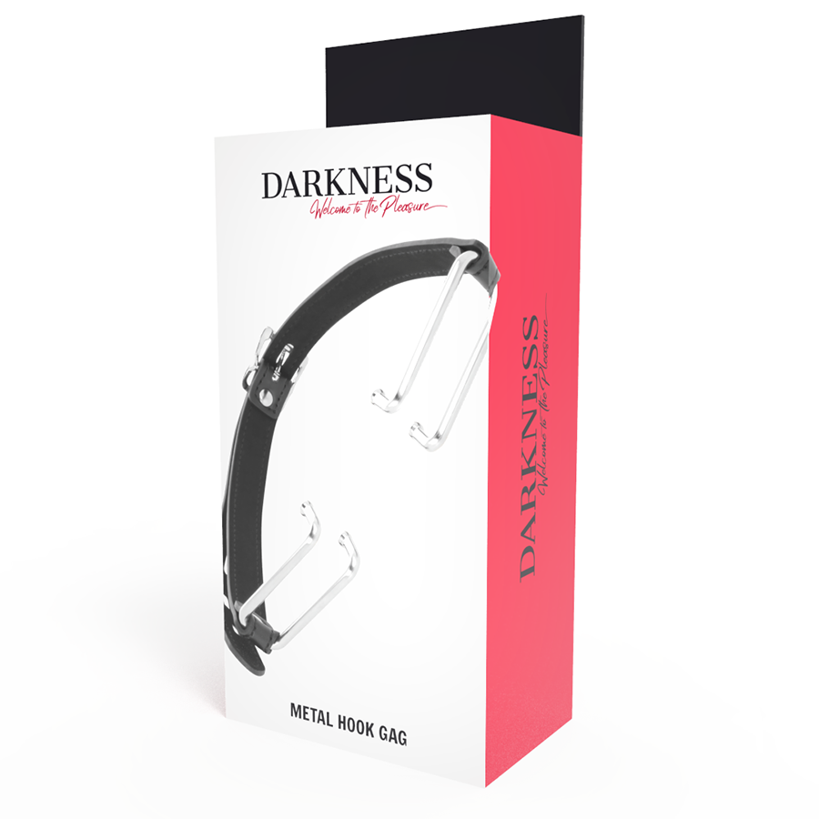 DARKNESS - KNEBEL MIT SCHWARZEM HAKEN - Sexotim