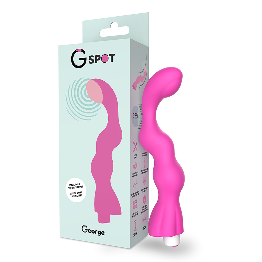 G-SPOT - GEORGE G-SPOT VIBRATOR GUM PINK - Sexotim