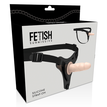 FETISH SUBMISSIVE HARNESS - FLEISCHREALISTISCHES SILIKON 12,5 CM - Sexotim