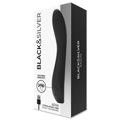 BLACK&SILVER - KEAN VIBRATOR TOUCH-STEUERUNG