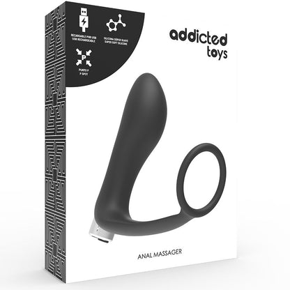 ADDICTED TOYS - PROSTATISCHER VIBRATOR WIEDERAUFLADBAR. MODELL 1 - SCHWARZ - Sexotim