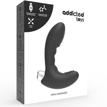 ADDICTED TOYS - PROSTATISCHER VIBRATOR WIEDERAUFLADBAR. MODELL 4 - SCHWARZ - Sexotim