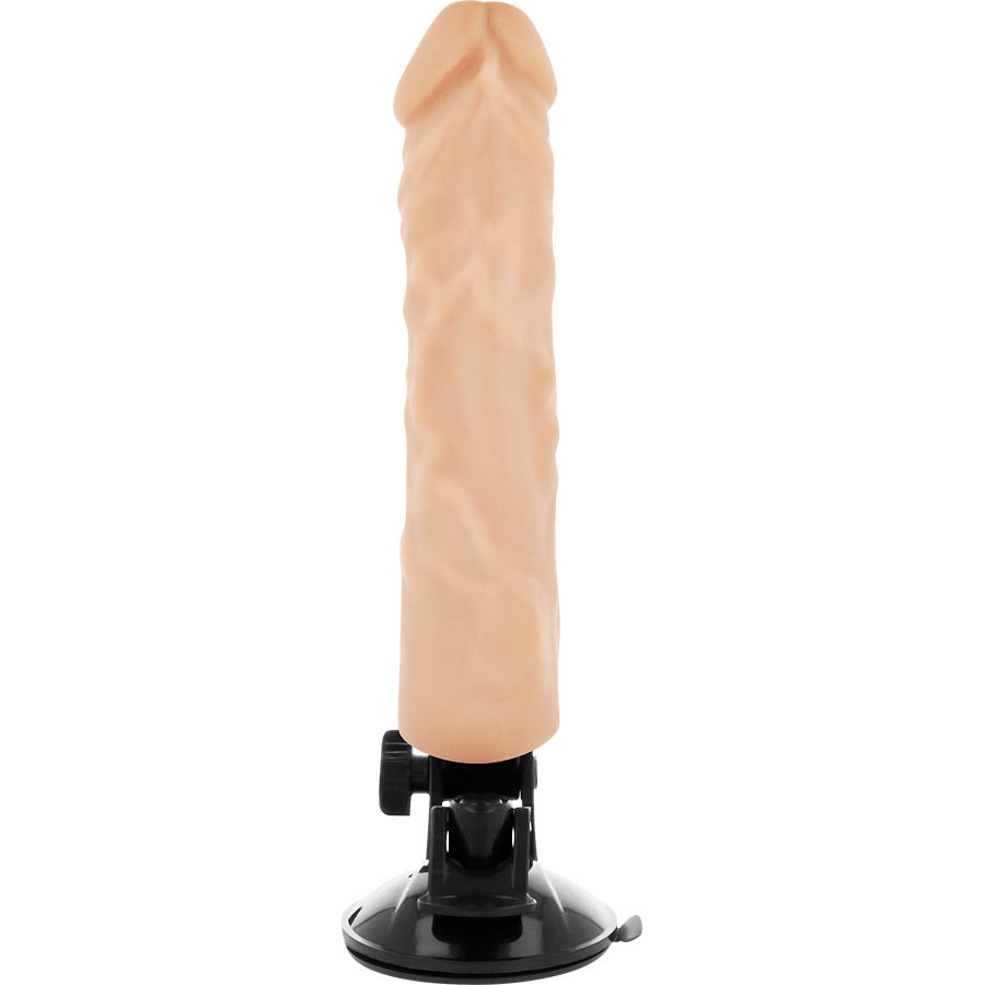 BASECOCK - REALISTISCHER VIBRATOR MIT FERNBEDIENUNG NATURWEISS 21 CM -O- 4 CM - Sexotim