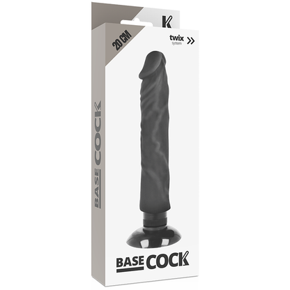 BASECOCK - REALISTISCHER VIBRATOR 2-1 NATÜRLICH 20 CM -O- 4 CM - Sexotim