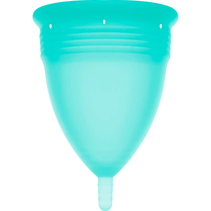 STERCUP - FDA SILIKON-MENSTRUALCUP AQUAMARIN - GRÖSSE L - Sexotim