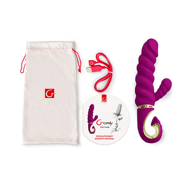 G-VIBE - SPASSSPIELZEUG KANINCHENVIBRATOR GCANDY SÜßE HIMBEERE - Sexotim