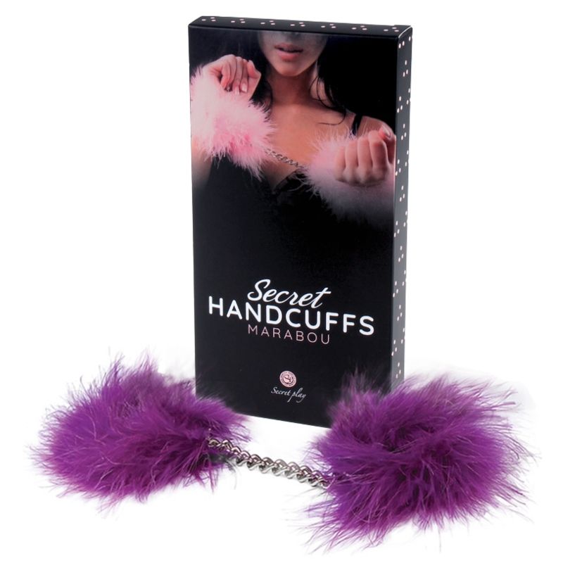 SECRETPLAY - LILA MARABOU-HANDSCHELLEN - Sexotim