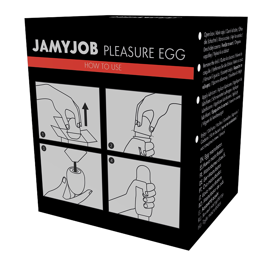 JAMYJOB - EGG MASTURBATOR SCHWARZE VERSION DISKRETT - Sexotim