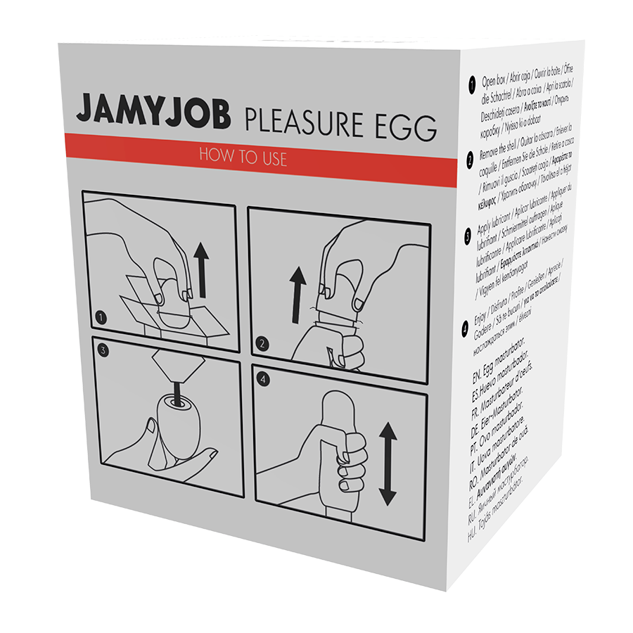 JAMYJOB - EGG MASTURBATOR RED EDITION DISKRETT - Sexotim