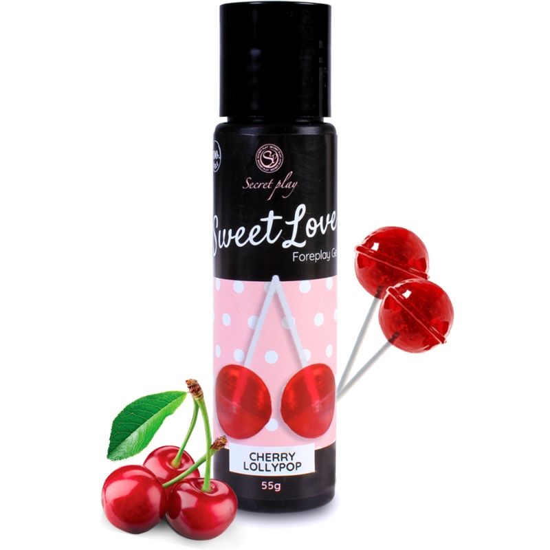 SECRETPLAY - KIRSCHE LOLLIPOP GEL SÜSSE LIEBE 60 ML - Sexotim