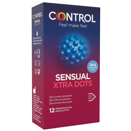 CONTROL - XTRA DOTS 12 UDS - Sexotim