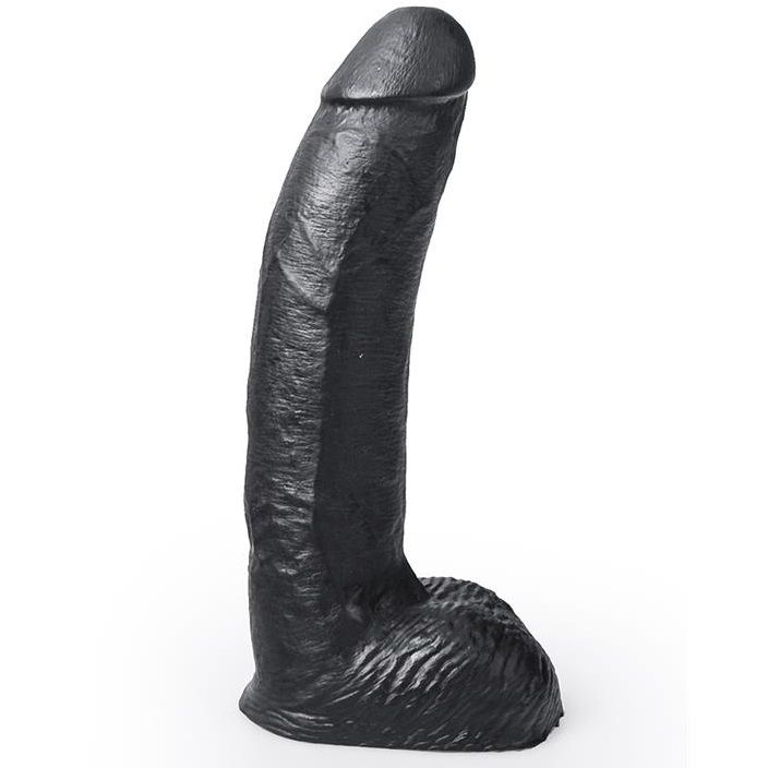 HUNG SYSTEM - REALISTISCHER DILDO SCHWARZ FARBE GEORGE 22 CM - Sexotim