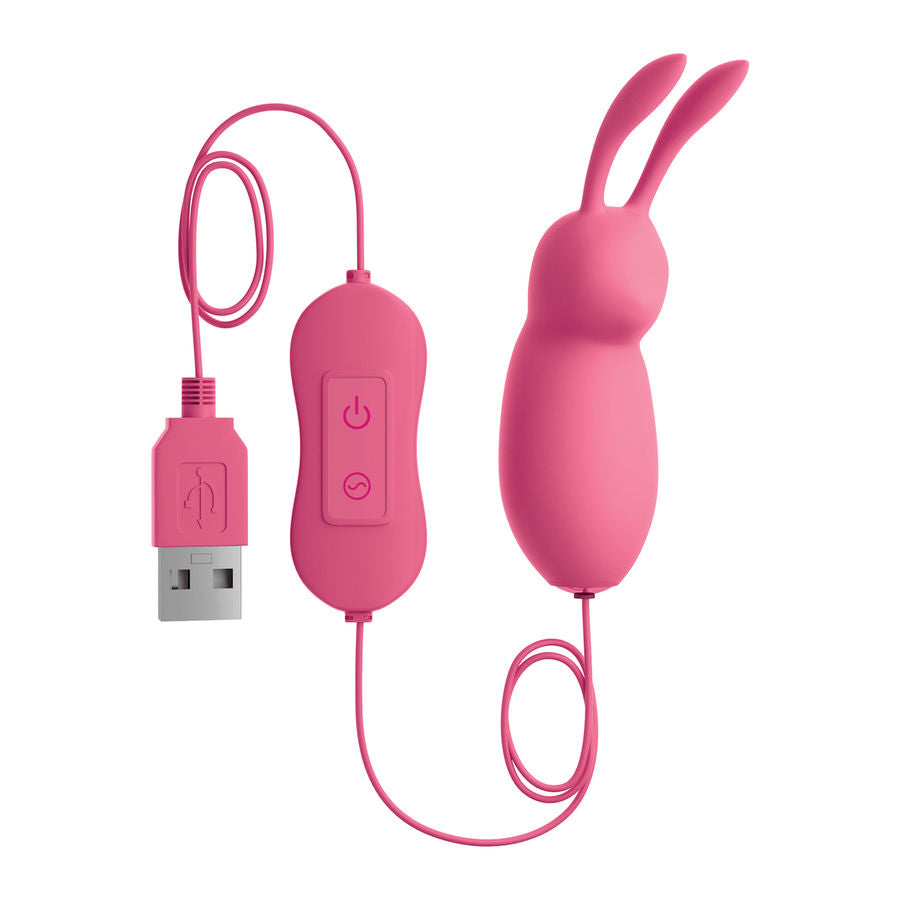 OMG - CUTE RABBIT LEISTUNGSFÄHIGER ROSA VIBRATOR USB - Sexotim