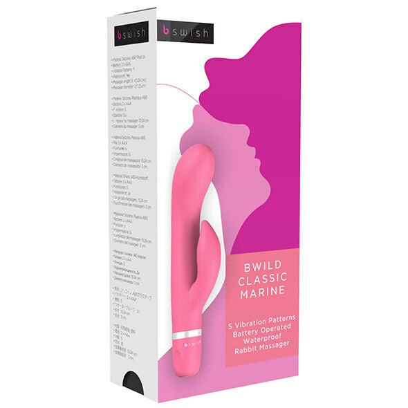 B SWISH - BWILD CLASSIC MARINE RABBIT VIBRATOR GUAVA - Sexotim