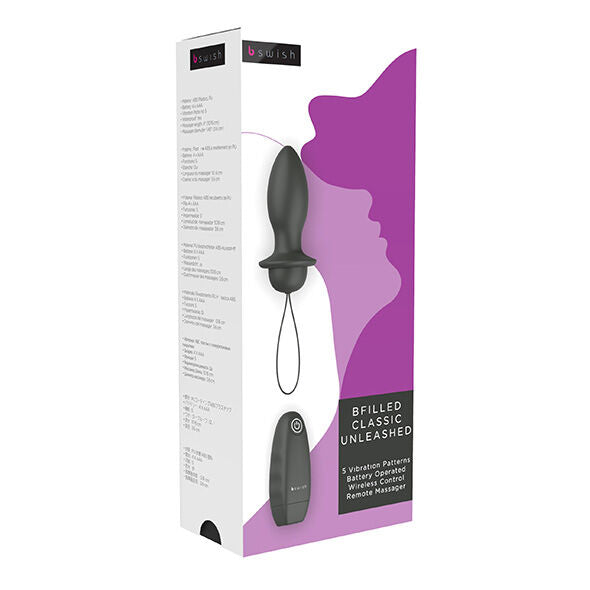 B SWISH - BFILLED CLASSIC VIBRATING PLUG SCHWARZ - Sexotim