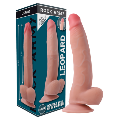 ROCKARMY - DOPPELDICHTE LEOPARD 23 CM -O- 4.77 CM - Sexotim