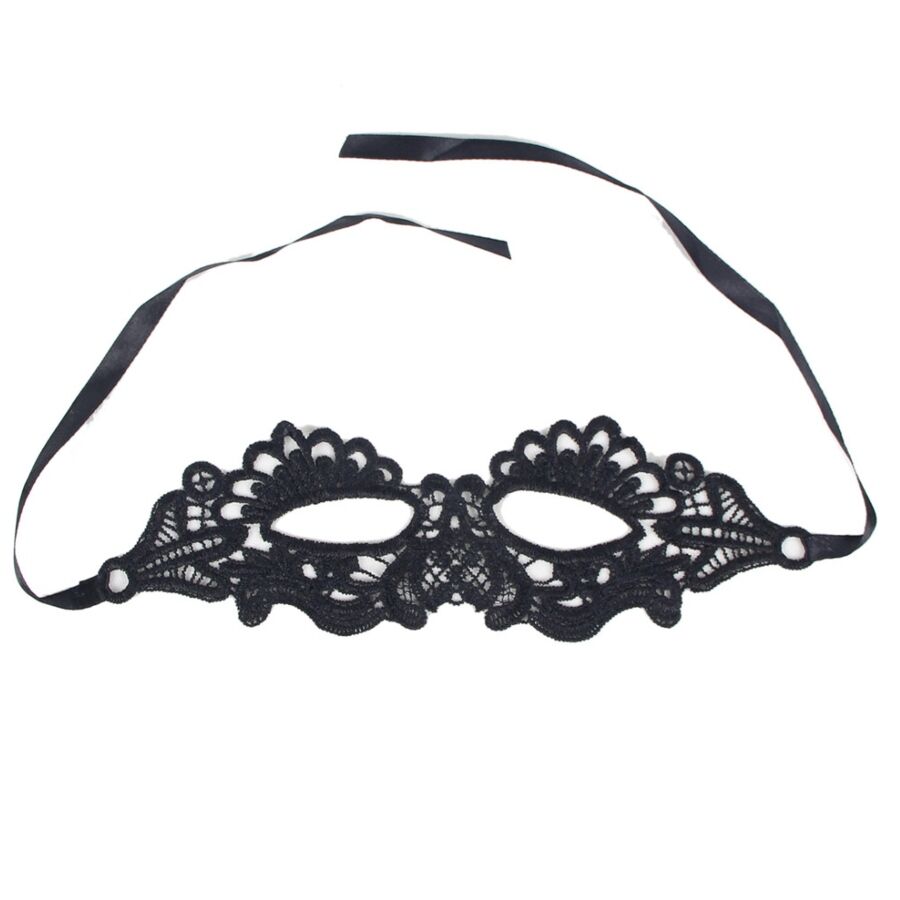 QUEEN LINGERIE - SCHWARZE MASKE EINER GRÖSSE - Sexotim