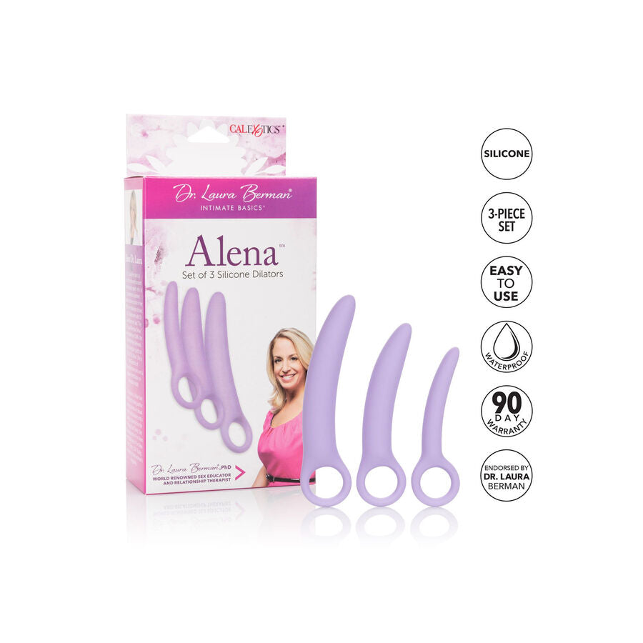 CALEXOTICS - DR. LAURA BERMAN ALENA SET MIT 3 SILIKON-DILATATOREN - Sexotim