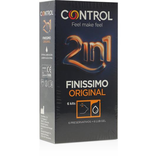 CONTROL - FINISIMO DUO + GLEITMITTEL 6 EINHEITEN - Sexotim