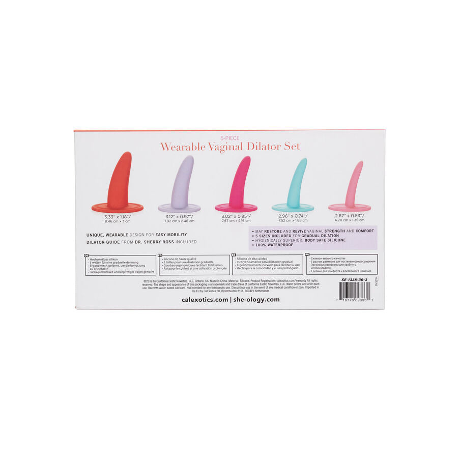 CALEXOTICS - 5-TEILIGES TRAGBARES DILATOR-SET - Sexotim