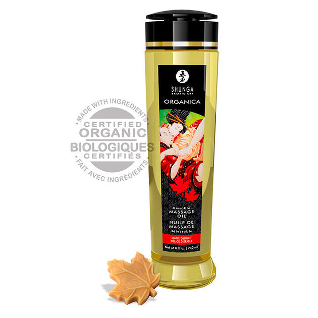 SHUNGA - BIO MASSAGEÖL AHORN DELIGHT 240 ML - Sexotim