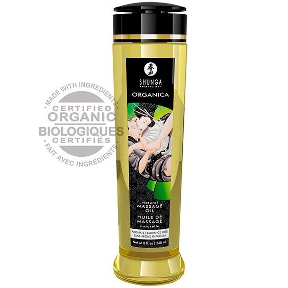 SHUNGA - NATÜRLICHES BIO MASSAGEÖL 240 ML - Sexotim