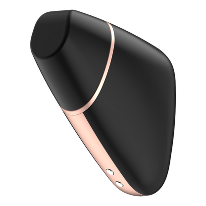 SATISFYER - LOVE TRIANGLE STIMULATOR & VIBRATOR SCHWARZ - Sexotim