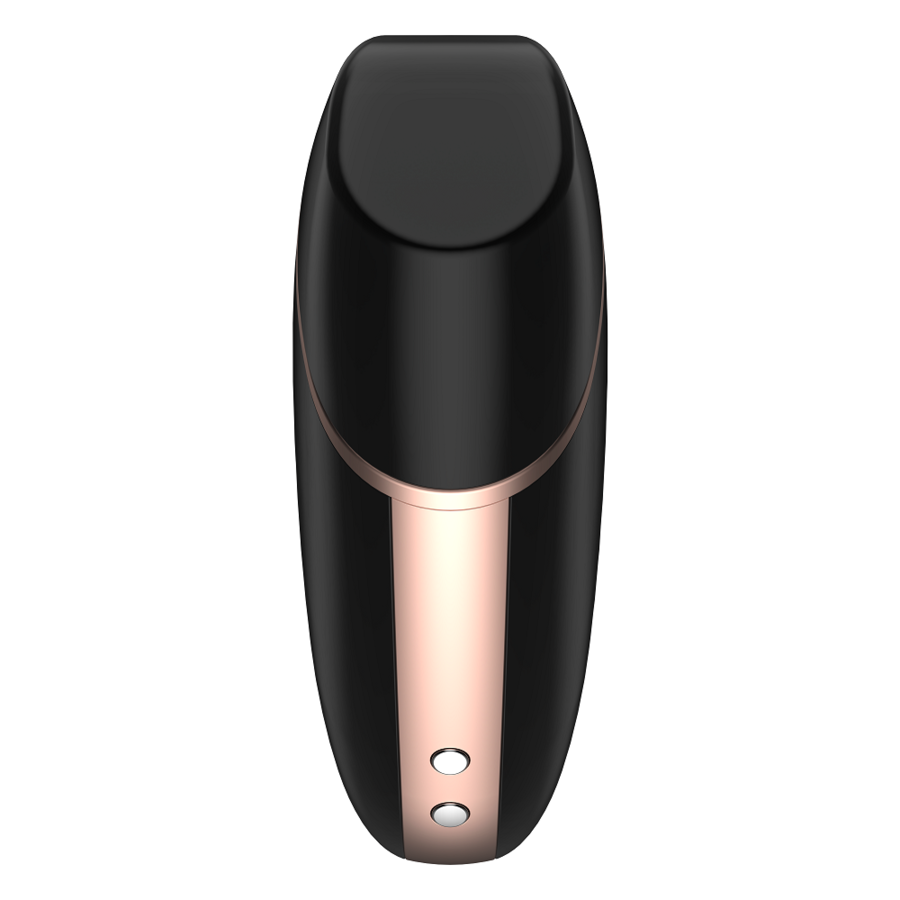 SATISFYER - LOVE TRIANGLE STIMULATOR & VIBRATOR SCHWARZ - Sexotim