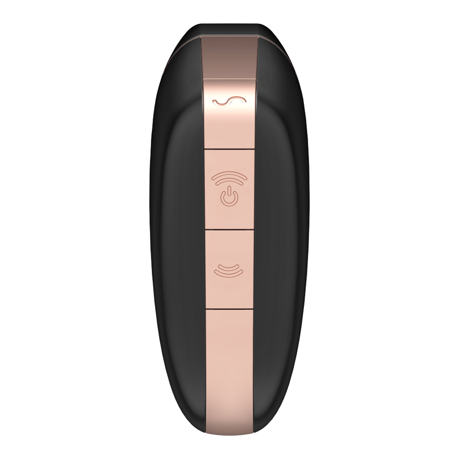 SATISFYER - LOVE TRIANGLE STIMULATOR & VIBRATOR SCHWARZ - Sexotim