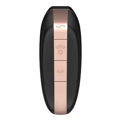 SATISFYER - LOVE TRIANGLE STIMULATOR & VIBRATOR SCHWARZ - Sexotim