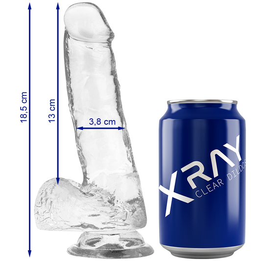 X RAY - KLARER HAHN MIT EIER 18.5 CM -O- 3.8 CM - Sexotim