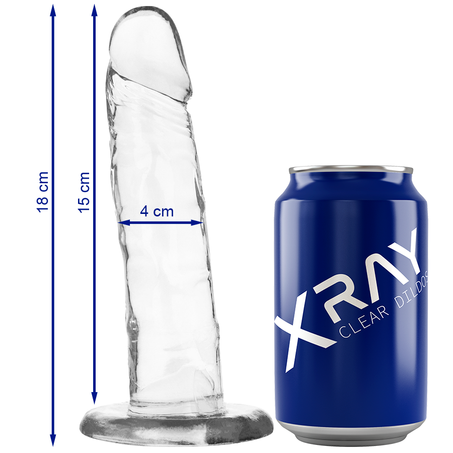 X RAY - KLARER HAHN 18 CM -O- 4 CM - Sexotim