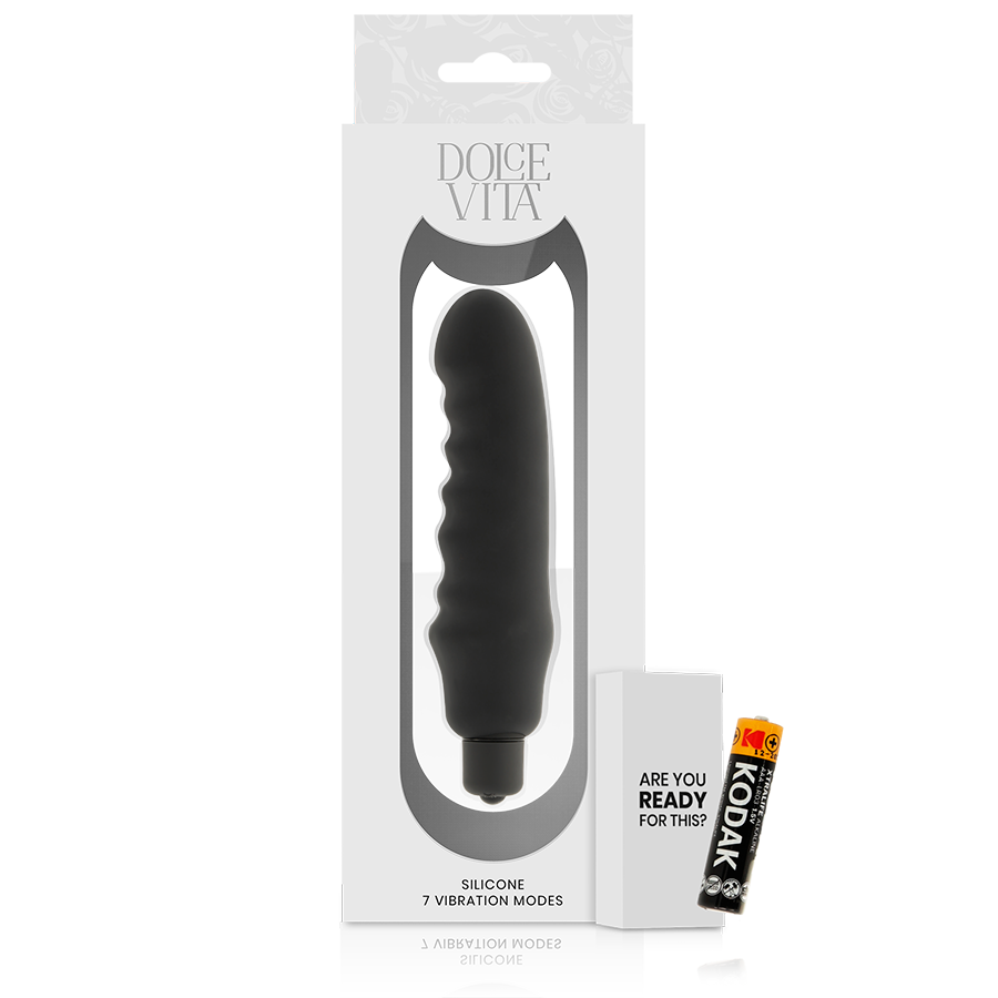 DOLCE VITA - GENIUS  BLACK  SILICONE - Sexotim