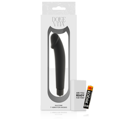 DOLCE VITA - REALISTIC BLACK SILICONE - Sexotim