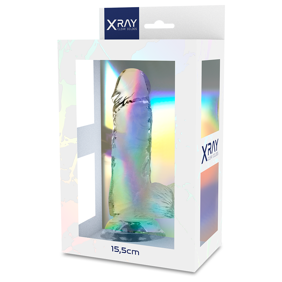 X RAY - KLARER HAHN MIT BLLEN 15.5 CM -O- 3.5 CM - Sexotim