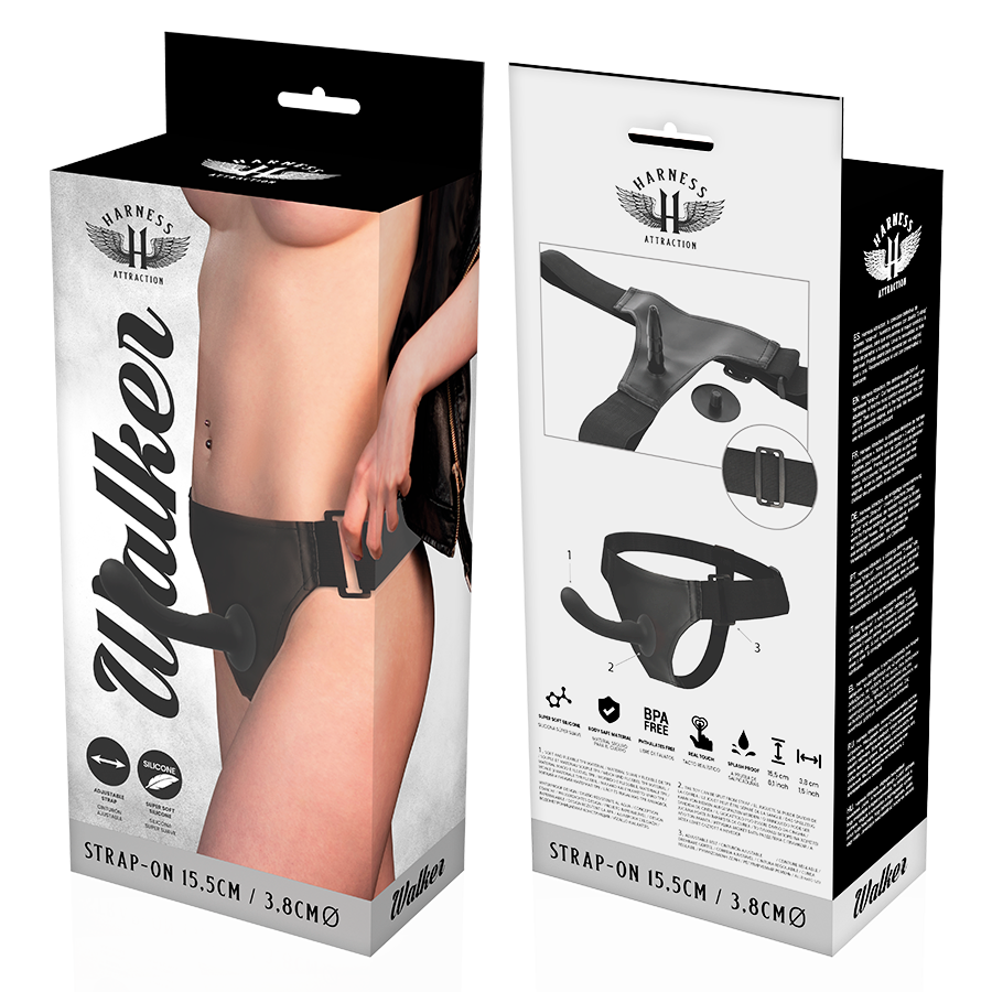 HARNESS ATTRACTION - RNES SILIKON WALKER G-SPOT 15.5 CM -O- 3.8 CM - Sexotim