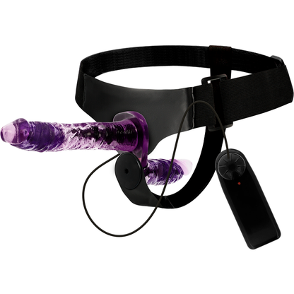 HARNESS ATTRACTION - RODNEY DOUBLE PENETRACI N VIBRATOR 18 CM -O- 3.5 CM - Sexotim