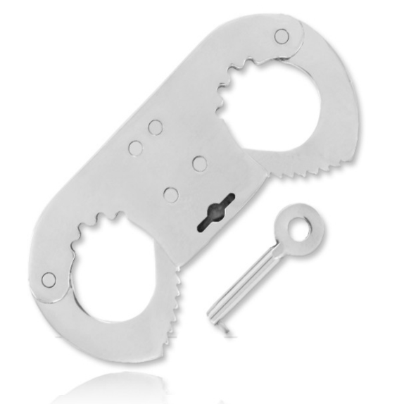 METAL HARD - DAUMENMANSCHETTE FINGERHANDSCHELLEN AUS METALL - Sexotim